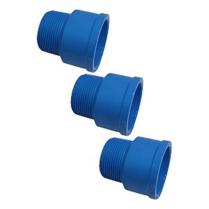 Conexão Adaptador Redução Soldável 50mmx1/1/2 kit 3 unidades