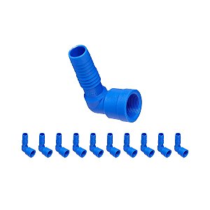 Joelho Com Rosca Interna 1/2 Mangueira 16mm 10 unidades