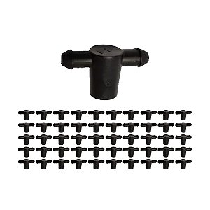 Conector Manifold 2 Saídas para Botão Gotejador 50 unidades