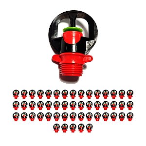 Microaspersor Aquatuf A.g. 1/2 Vermelho 50 unidades