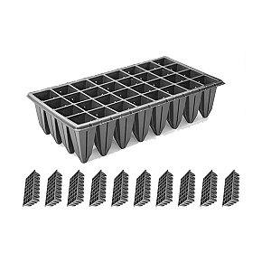 Bandeja 32 Celulas Quadrada Nutriplan 10 Unidades