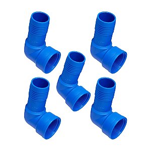 Conector Joelho Com Rosca Interna 1 1/2 kit 5 Unidades