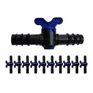 Registro de união 16mm com ranhura 10 unidades irrigação