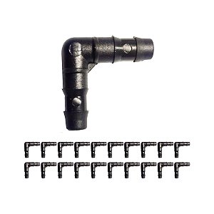 Joelho 90 Graus Minidrip 6,8x5mm Irritec 20 Unidades