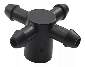 Conector Manifold 4 SaídasFlat 3mm Netafim 50 Unidades