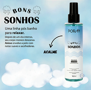 Body Splash Bons Sonhos Cotton Porán 160ml