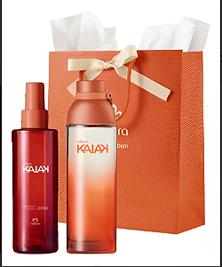 kaiak feminino - combo 2 itens (colonia 100ml + body splash 200ml )