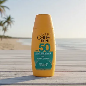 Protetor Solar Avon Care Sun+ 2 em 1 FPS 50 - 200g
