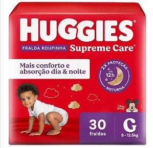 Fralda Huggies G - 30 UND