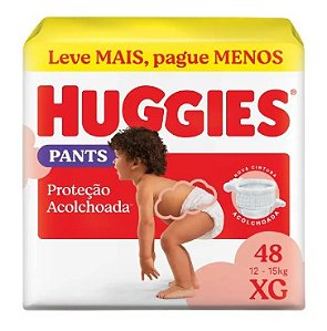 Fralda Huggies XG - 48 UND