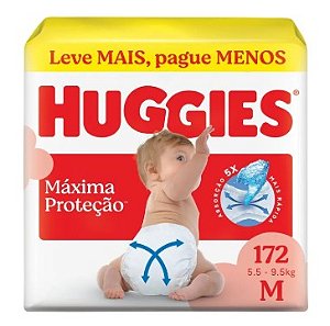Fraldas Huggies  M - 172 UND