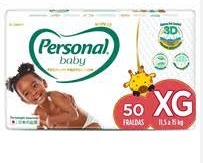 Fralda Personal Baby XG - 50 UND
