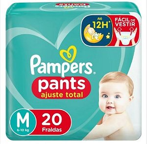 Fralda Pampers Pants M - 20 UND