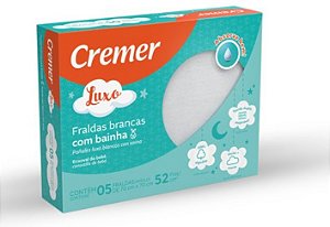 FRALDA DE PANO CREMER COM 5 UND