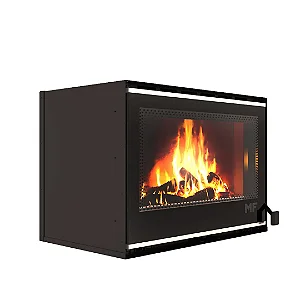 Lareira de embutir a lenha de alto rendimento MF Prime 80
