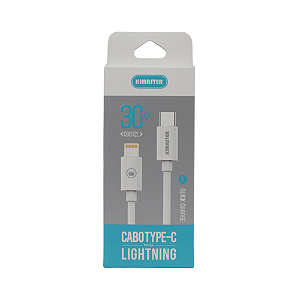 Cabo Kimaster USB-C para Lightning 30W 1m - CB812L