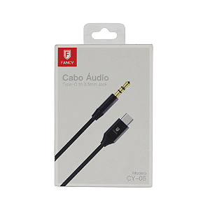 Cabo de Áudio Tipo C p/ 3,5mm - CY05