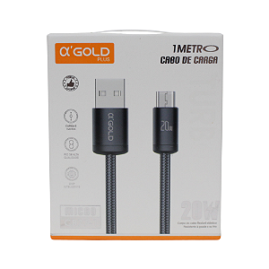 Cabo de Carga e Dados USB p/ Micro USB 1m - CB771