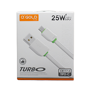 Cabo A'Gold Plus USB p/ Tipo C - CB1173