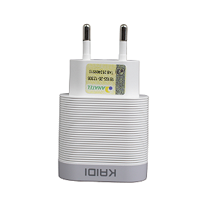 Carregador AC Adaptável c/ Cabo USB p/ Micro USB (KD550S)