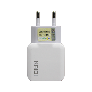 Carregador Rápido Duplo USB c/ Cabo USB p/ Micro USB (KD301S)