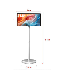 Tela Inteligente Touchscreen Tomate MTM-2105A – Android 15, 21.5"