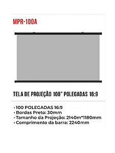 Tela de Projeção MPR-100A