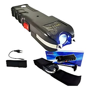 kit 5 Lanterna de Choque Taser 12.000V para Defesa Pessoal