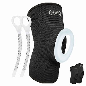 Joelheira Ortopédica Compressão Silicone Espiral QuiiQ