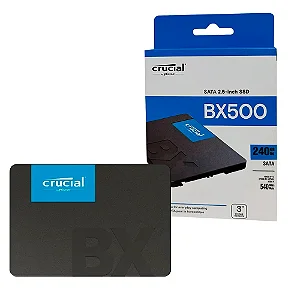 SSD 240GB CRUCIAL SATA 540MB/S 2.5-INCH CT240BX500SSD1