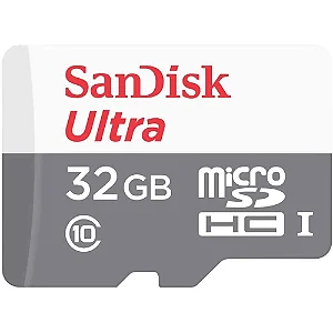 CARTAO DE MEMORIA 32GB SANDISK ULTRA 100 MB MICRO C/ADAPTADOR SDSQUNR-032G-GN3MA