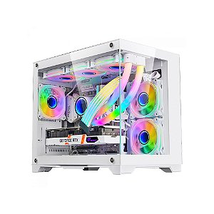 Gabinete Gamer Liketec Mad Rock Snow Mid Tower White - 2077