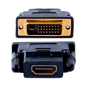 Adaptador HDMI Macho X HDMI Fêmea