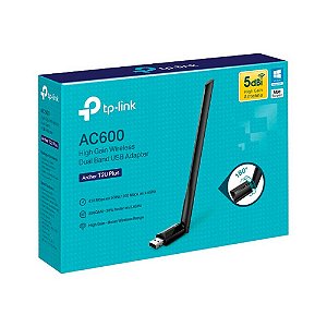 Adaptador USB Wireless TP-Link AC600 Dual Band Archer T2U Plus
