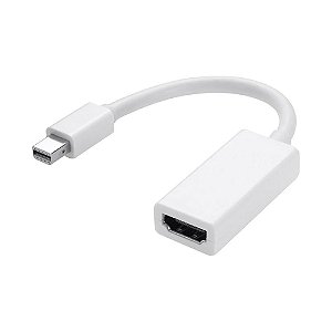 Cabo Conversor Mini Displayport para Hdmi Full HD 1080P Branco