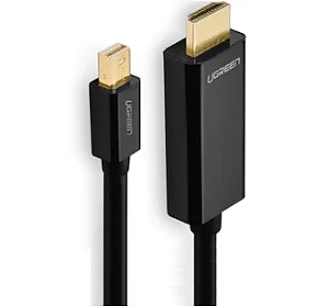 Cabo Conversor Mini Displayport para Hdmi Full HD 1080P Preto