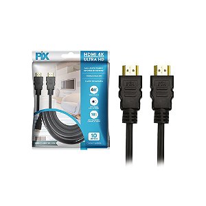 Cabo HDMI 10MT 2.0 4K Ultra HD, HDR  19P Pix - 018-2230