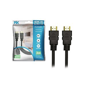 Cabo HDMI 3.0MT Pix Gold 2.0 4K Ultra HD e HDR 19 Pinos 018-2223