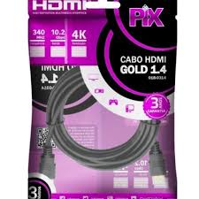 Cabo HDMI 3MT 1.4 c/ Cabo Trançado em Malha Grasep D-H5200 Rosa