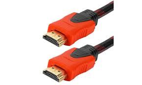 Cabo HDMI 3MT 1.4 c/ Cabo Trançado em Malha Grasep D-H5200 Vermelho