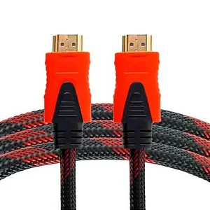 Cabo HDMI 5MT 1.4 c/ Cabo Trançado em Malha Grasep D-H5200 Bege
