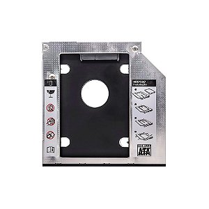 Case Adaptador P/ Segundo Hd e Ssd Sata p/ Not Univ 9.5mm HDCA-S095