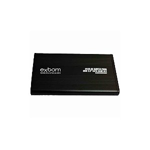 Case Exbom p/ HD 2.5´ Notebook USB 2.0 Preto - CGHD-20B