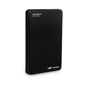 Case p/ HD e SSD 2.5" USB 3.0, Preto C3 Tech - CH-300BK