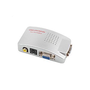 Conversor Vga Para Rca E S-vídeo Ideal P/ Pc Notebook Tv etc XT-5555