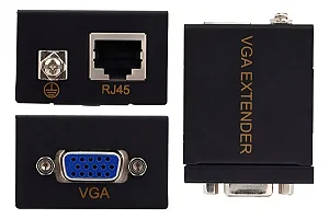 Extensor Vga via Cabo De Rede CAT5/CAT6 ate 60 Metros