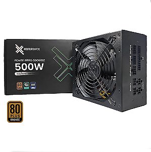 Fonte 500W Reference 80 Plus Bronze PFC Ativo Full Modular RFPS-500WBZ