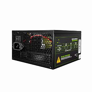 Fonte 600W One Power, Autoshitch Bivolt, PFC Ativo Black MP-600-OPASW