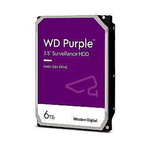 HD 6TB SATA III Western Digital Purple Surveillance WD64PURZ