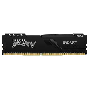 Memória Kingston 16GB Fury Beast 3200MHz DDR4 Preto KF432C16BB/16
